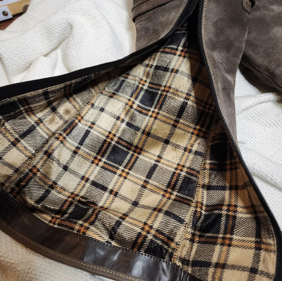 Remonte mocha suede heeled boots 9.5 - Picture 9 of 16